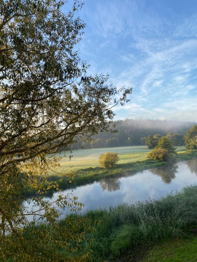 Idyllische Ferienwohnungen In Mossendorf Blick Zur Naab Burglengenfeld Kültér fotó